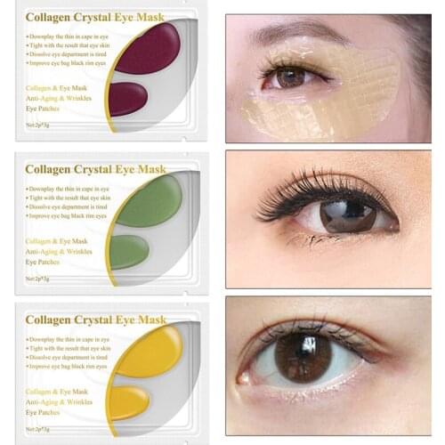 LANBENA 1Pc Eye Mask Moisturizing Anti Dark Circle Collagen Anti-Aging Wrinkle Eye Patches Puffiness Remove Skin Care Mask TSLM1