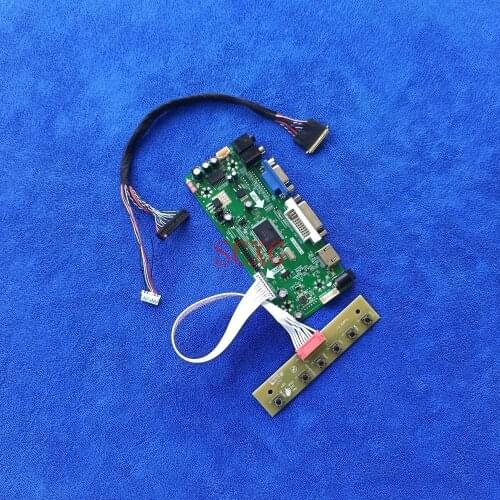 Fit B133XW03/B133XW04/B133XW07 Kit 1366*768 LCD screen controller board DVI VGA HDMI-compatible 40 Pin LVDS 60Hz WLED M.NT68676