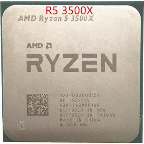 AMD Ryzen 5 3500X R5 3500X3,6 GHz procesador de CPU de seis núcleos de seis hilos 7NM 65W L3 = 32M Socket AM4 nuevo