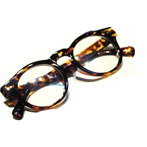 Retro Round Women Eyeglasses Frames Oversize Optical Eyewear Frames Myopia Prescription Spectacles Fashion Computer Goggles