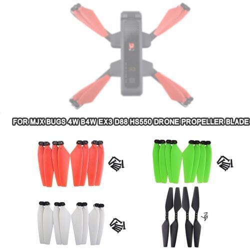 HIINST For MJX Bugs 4W B4W EX3 D88 HS550 Foldable Quadrotor Drone Propeller Blade High quality remote control toy upgrade parts