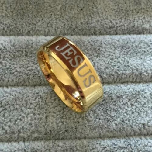 High Quality Plated 316L Stainless Steel Finger Ring For man Woman Jesus Cross Rings Fashion Religious Jewelry