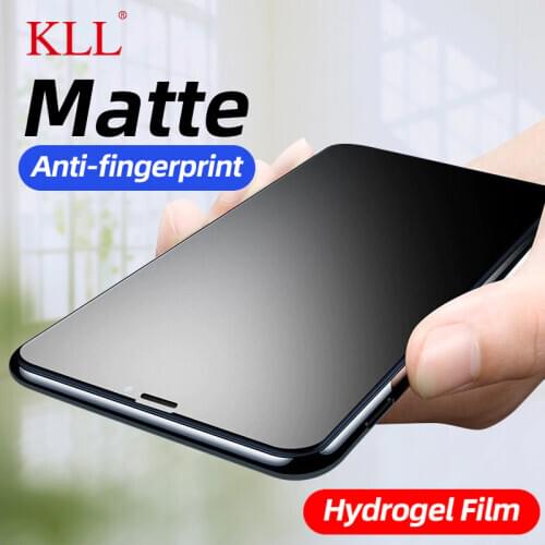 Anti Fingerprint Matte Screen Protector Not Glass For iPhone 11 Pro XS Max Hydrogel Film for iPhone SE 6 6s 7 8 Plus X XR Film