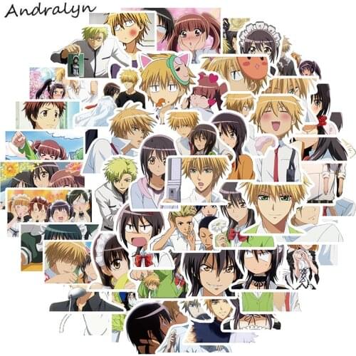 10/50Pcs/pack Anime Kaichou Wa Maid Sama Sticker Waterproof Trendy Suitcase Laptop Stickers Decal Graffiti Patches for Teen Girl