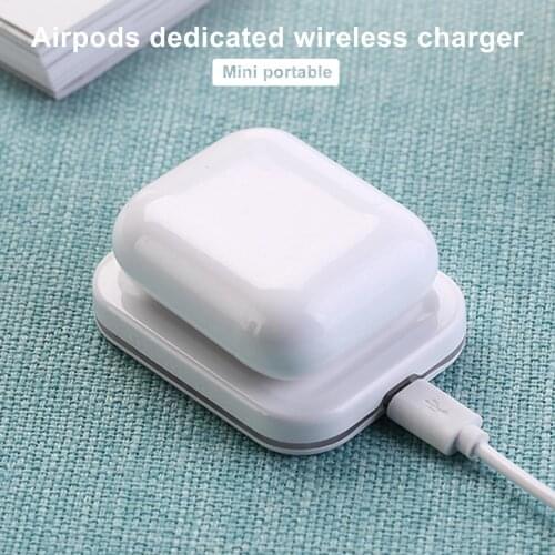 2 in 1 Portable Wireless Smart Charging Dock Station Adapter for Airpods Pro Phone/Earphone