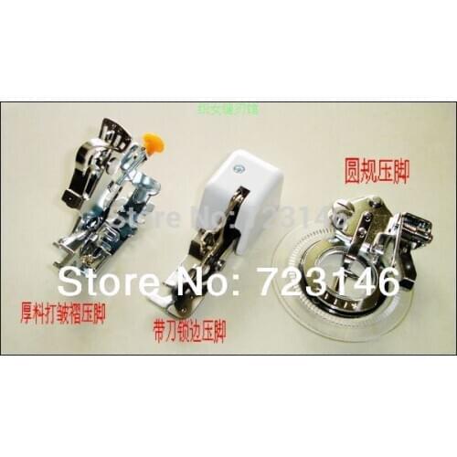 2020 Domestic Sewing Machine Part Accessories Flower Stitch+Ruffler+Side Cutter for Brother, Singer, Janome Elina PFAFF VIKING