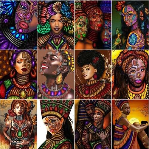 AZQSD 5D Diamond Painting New Arrivals Woman Home Decoration Diamond Embroidery Portrait Mosaic Full Square Drill Needlework