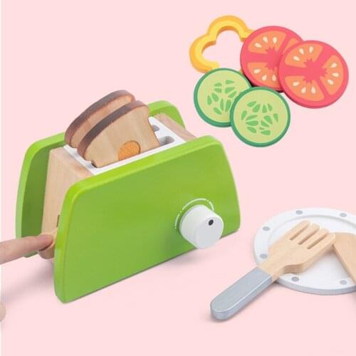 Childrens Wooden Simulated Toaster Kitchen Toys Boys And Girls Home Cooking Cooking Kitchen Set Simulated Kitchen Toys