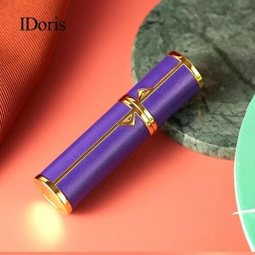 IDoris 5ml Portable Travel Mini Container Aluminum Refillable Perfume Spray Bottle Empty Cosmetic Storage Bottles