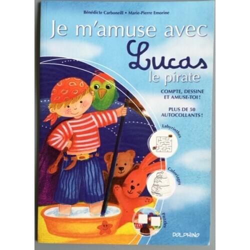 Parent child kids baby lovely picture Perceptual Thinking Manual Game Toys Early education Learning French book Age 1 and up