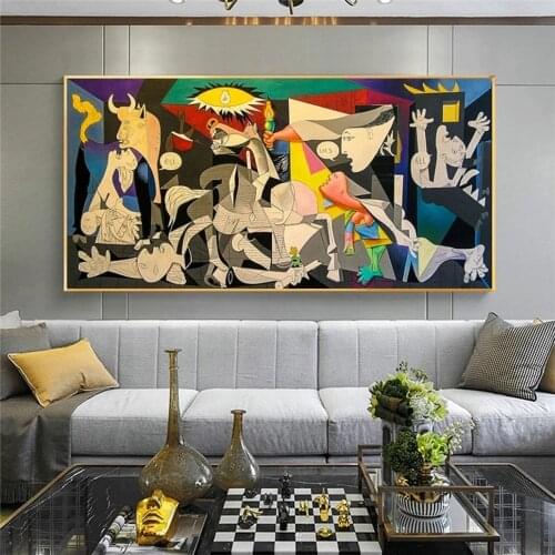 Picasso canvases, copies of famous oil paintings Guernica art posters and prints Picasso paintings for home wall decorations