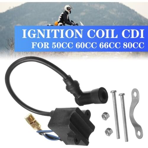 50cc 60cc 66cc 80cc CDI Ignition Coil 2-Stroke Bike Bicycle Motorcycle Engine