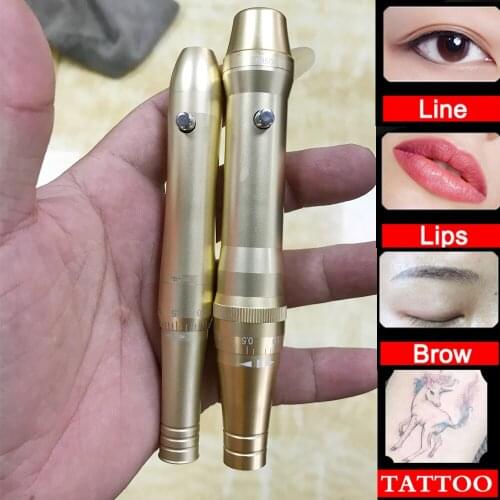 Powerful full throw Professional Rotary Tattoo Machine Pen Permanent Makeup Pen Eyebrow Body Lip Tattoo Machine Motor Pen Gun