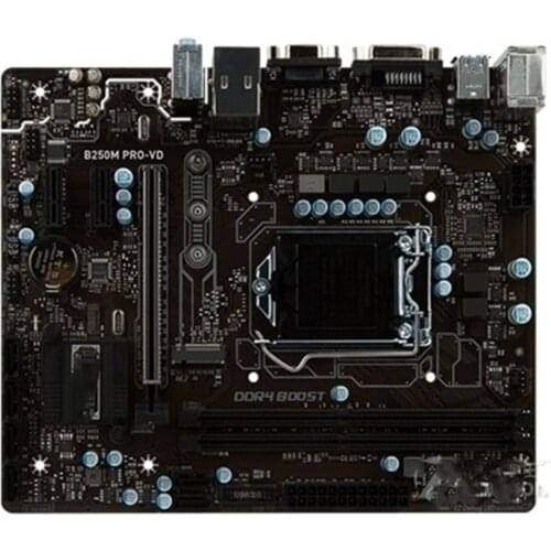 For MSI B250M PRO-VD Motherboard i7 i5 i3 LGA 1151 DDR4 32GB PCI-E 3.0 B250 SATA III USB3.0 M.2 PCI-E X16 3.0 Desktop Mainboard