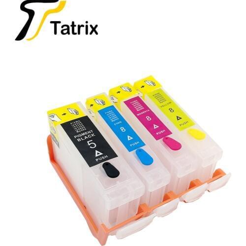 Tatrix PGI5 CLI8 Refillable ink Cartridge For Canon iP3300 iP4200 iP4300 iX4000 iX5000 MP500 MP510 MP600 MP810 MP830 MP950