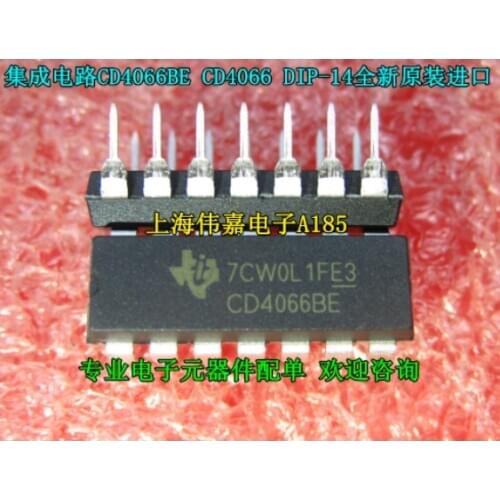 Xinyuan 10PCS/LOT CD4066BE DIP14 CD4066 DIP 4066BE DIP-14 new and original IC