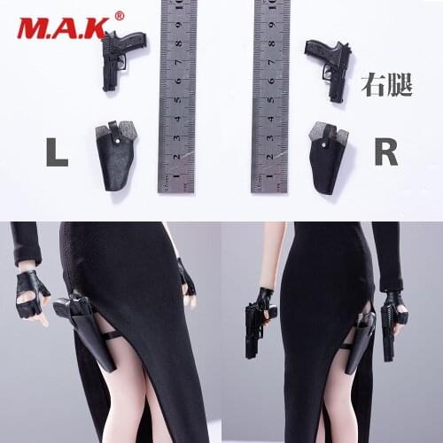 New In Stock 1/6 Scale Solider Figure Weapon Accessory P226 Model Gun & holster Left /Right leg Styles for 12'' Action Figure