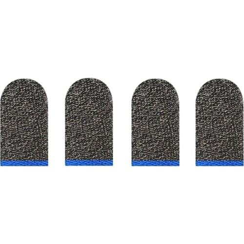 Gaming Finger Cots, Non-Slip, Sweat-Proof Touchscreen Gloves, Breathable, Chicken Finger Cots 4-Piece Set