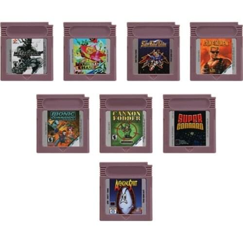 Superior 16 Bit Video Game Cartridge Console Memory Card for Nintendo GBC STG Shooter Game Series English Language Edition