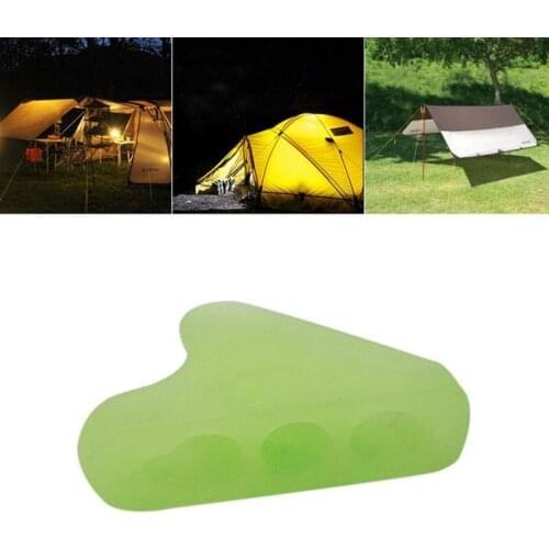 Professional Fluorescence Camping Tent Lock Cord Rope Fastener Guy Line Tensioners Tool Outdoor Camping Luminous Rope Buckle