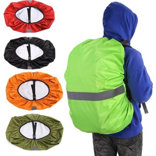 Rain Cover Backpack 20L 35L 45L 60L Reflective Waterproof Bag Camo Tactical Outdoor Camping Hiking Climbing Dust Raincover