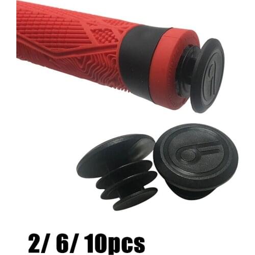 10/6/2pcs Bicycle Handlebar Plugs Classic PVC Bicycle Handlebar End Plug Mountain Road Bike Grips Cap Covers Bar End Stopper New