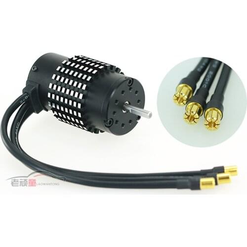 RC Car Parts 1/8 Bigfoot Short-range Truck 5mm Thick Shaft 2200KV Big Pineapple 4076 Brushless Motor With heat dissipation