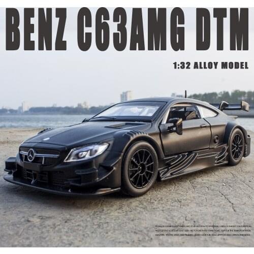 1:32 Diecast Model Car Alloy Miniature Mercedes Benz C63 DTM Race Metal Vehicle Boys Collection for Children New Hot Sell Toys