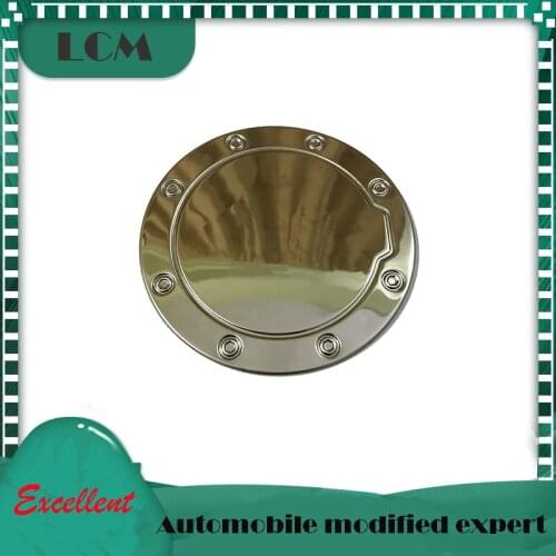 02 03 04 05 06 For Silverado/Tahoe/Suburban/Yukon/Sierra/Escalade Stick on Type 304 Stainless Steel Fuel Door Cover-1PCS/SET