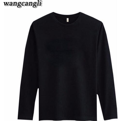 2020 New Arrive Solid Color T-shirt Men/Women Long Sleeve Spring Tshit T Shirt Casual Soft Cotton T shirts Tee Tops plus size