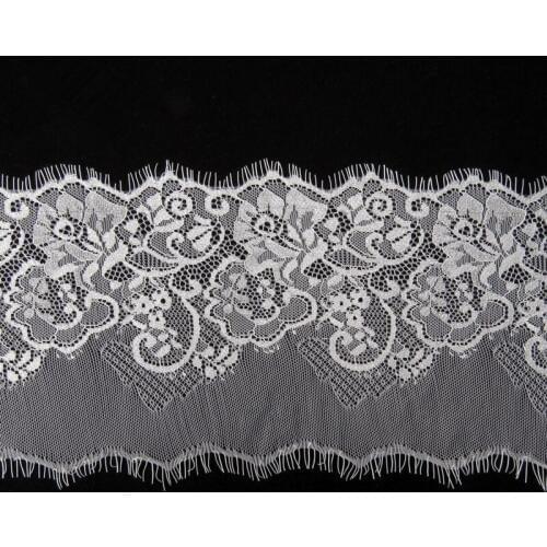 3meters semi-transparent yellow orchid classic eyelash lace ribbon fashion 15cm childrens pajamas lace trims diy wedding dress