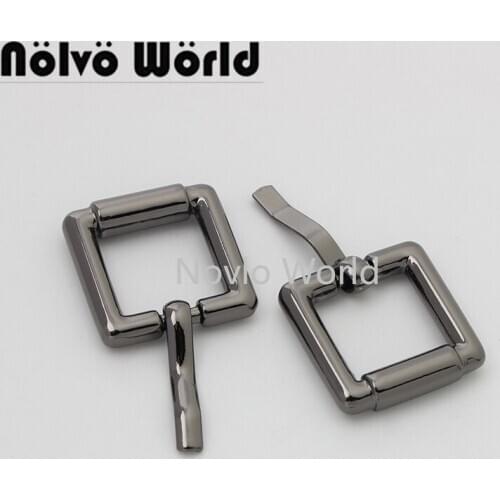 5-20-100pcs 5 colors 13mm shoes belt buckle,1.3cm small metal adjusted metal buckle for wallet