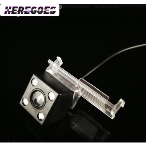Car CCD 4 LED Night Vision Backup Rear View Camera for Peugeot 301 308 408 508 C5 3008 307 DS5 DS6 Citroen C2 C4 C5 Elysee