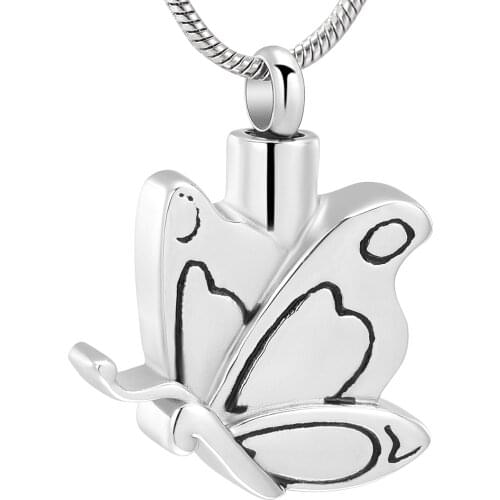 Butterfly Cremation Pendant Full Of flower Cremation Jewelry Keepsake Perfume Diffsuer Memorial Urn Necklace Surprise Gift