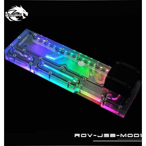Bykski PC water cooling waterway plate channel integrated board for JONSBO MOD1 Case,RBW(5V) RGV-JSB-MOD1