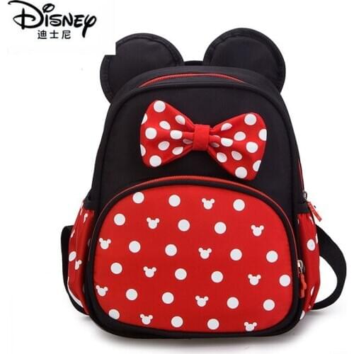 Disney Childrens Backpack Large Capacity Girls Shoulder Bag canvas Boy Mickey Mouse Handbag 2020 Fashion New Hobos