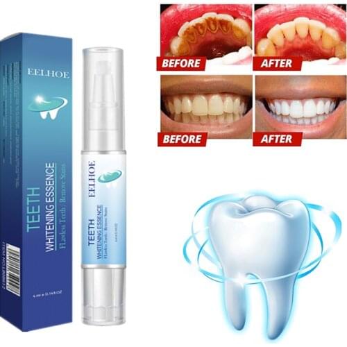 Effective Teeth Whitening Pen Bleaching Cleaning Serum Remove Plaque Stains Dental Tools Oral Hygiene Teeth White Gel Pen 4ml
