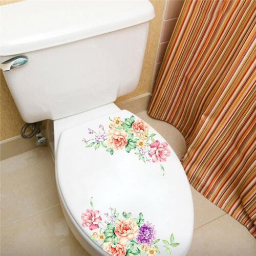 Fantastic Flowers Vine Wall Stickers Living Room Bedroom Toilet Seat Decoration Plant Mural Ar Diy Home Decals