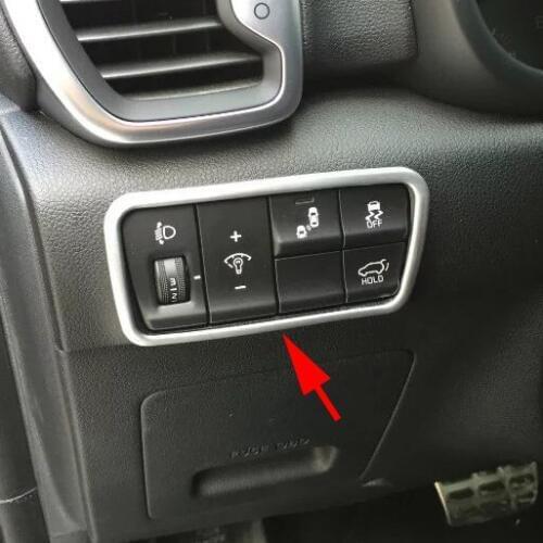 Chrome Light Lamp Switch Cover Trim Parts Fit For Kia Sportage QL 2016 2017 2018 Exterior Accessories Decoration