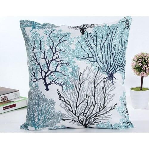 Classical Trees Pattern Pillow Cover 45*45cm Fashion New Design Pillow Case Home Decorative Cover P-11