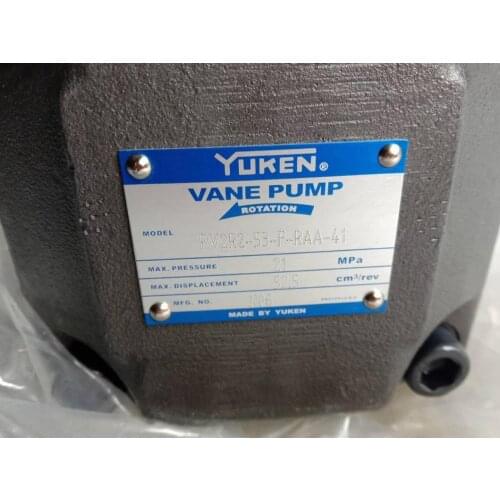 YUKEN Vane pump VANE PUMP MODEL:PV2R2-53-F-RAA-41 MAX.PRESSURE 21