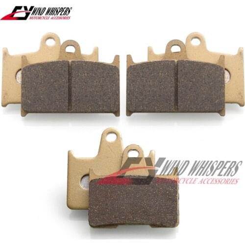 Motorcycle Copper fiber Front Rear Brake Pads For MZ MUZ 1000 S SF SFX ST 2003-2007