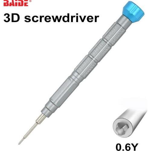 New Design High Class 3D Precision Screwdriver 0.6Y 0.8 Pentalobe Screwdrivers for iPhone Mobile Phone Repair Tools
