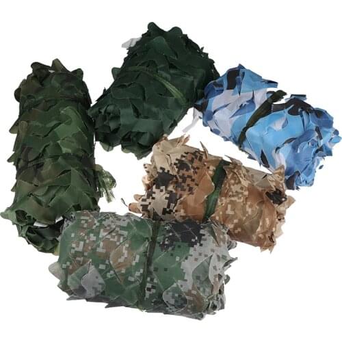 Hunting Military Camouflage Nets Woodland Army training netting Car Covers Tent Shade Camping Sun Shelter