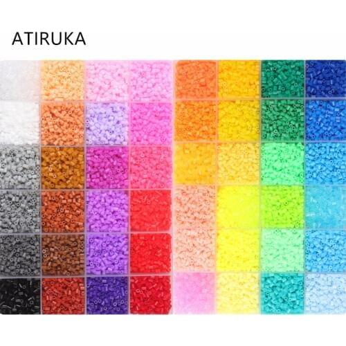 72 Colors 2.6MM Hama Beads Puzzles Toys for Children Educational Toys Perler Beads Puzzles for Adults Brinquedo 36000Pcs/Set