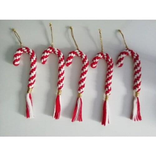 Plnt christmas Pine Tree Candy Canes Ornament Fives Package christmas decorations рождественские украшения
