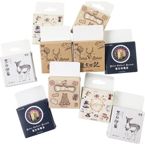 10 Box/lot Various Heteromorphic Sticker Mini Paper Sticker Decoration DIY Diary Scrapbooking Sealing Label Kawaii Toy Sticker