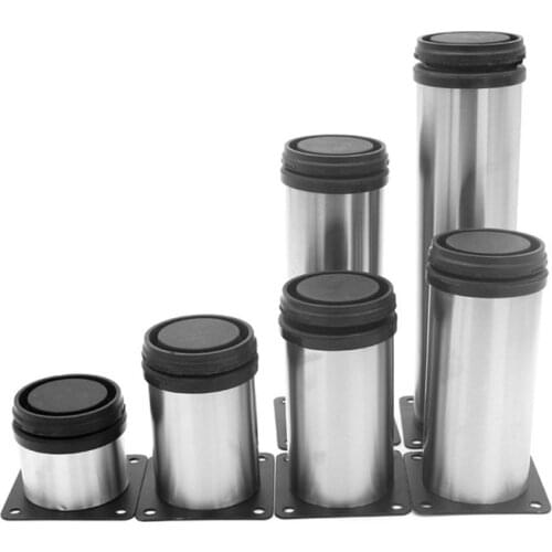 Adjustable Stainless Steel Furniture Legs Cabinet Metal Table Sofa Bed Feet Furniture Legs Feet