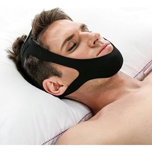 Anti Snore Belt Stop Snoring Chin Strap Woman Man Night Sleeping Aid Tools Snoring Protection Jaw Snore Stopper Bandage One Size