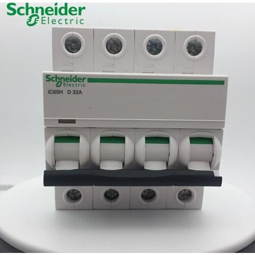 Schneider electric Mini Circuit Breaker iC65H 4p D type 1A - 63A 10kA MCB A9F29401-A9F29463
